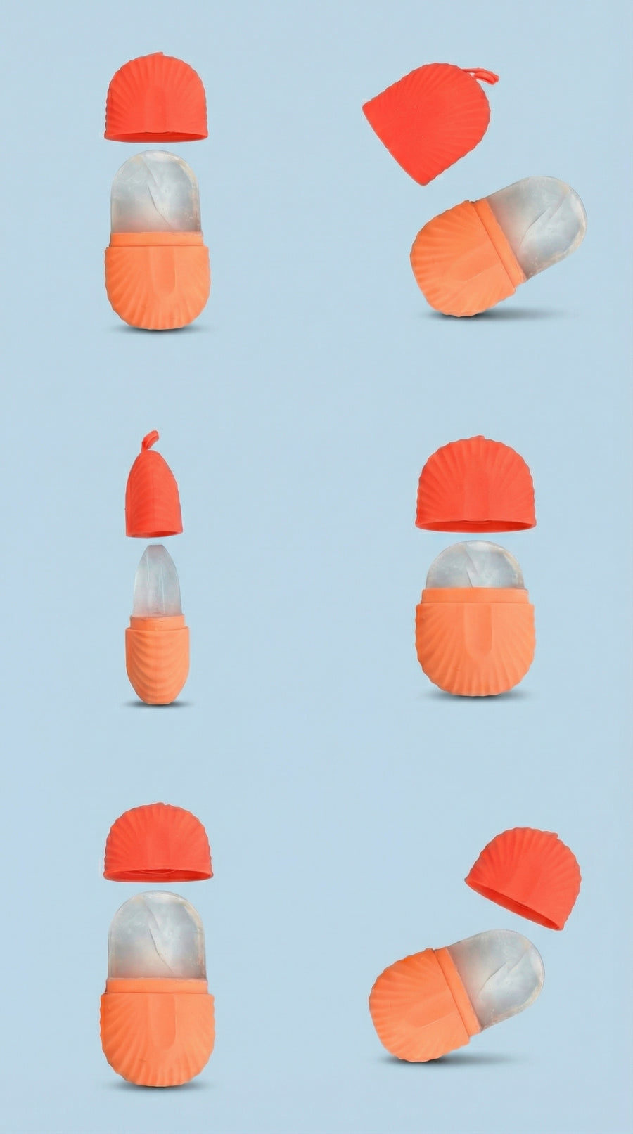 Moule Cryo SIHU - glaçon massage avec billes inox rose