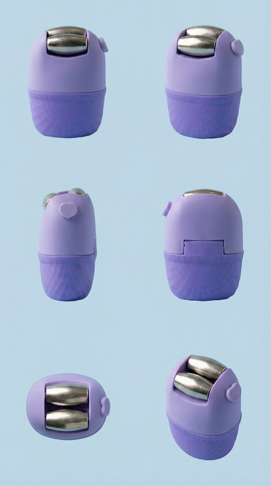 Duo Givré SIHU - moule rempli de glace, vue de dessus