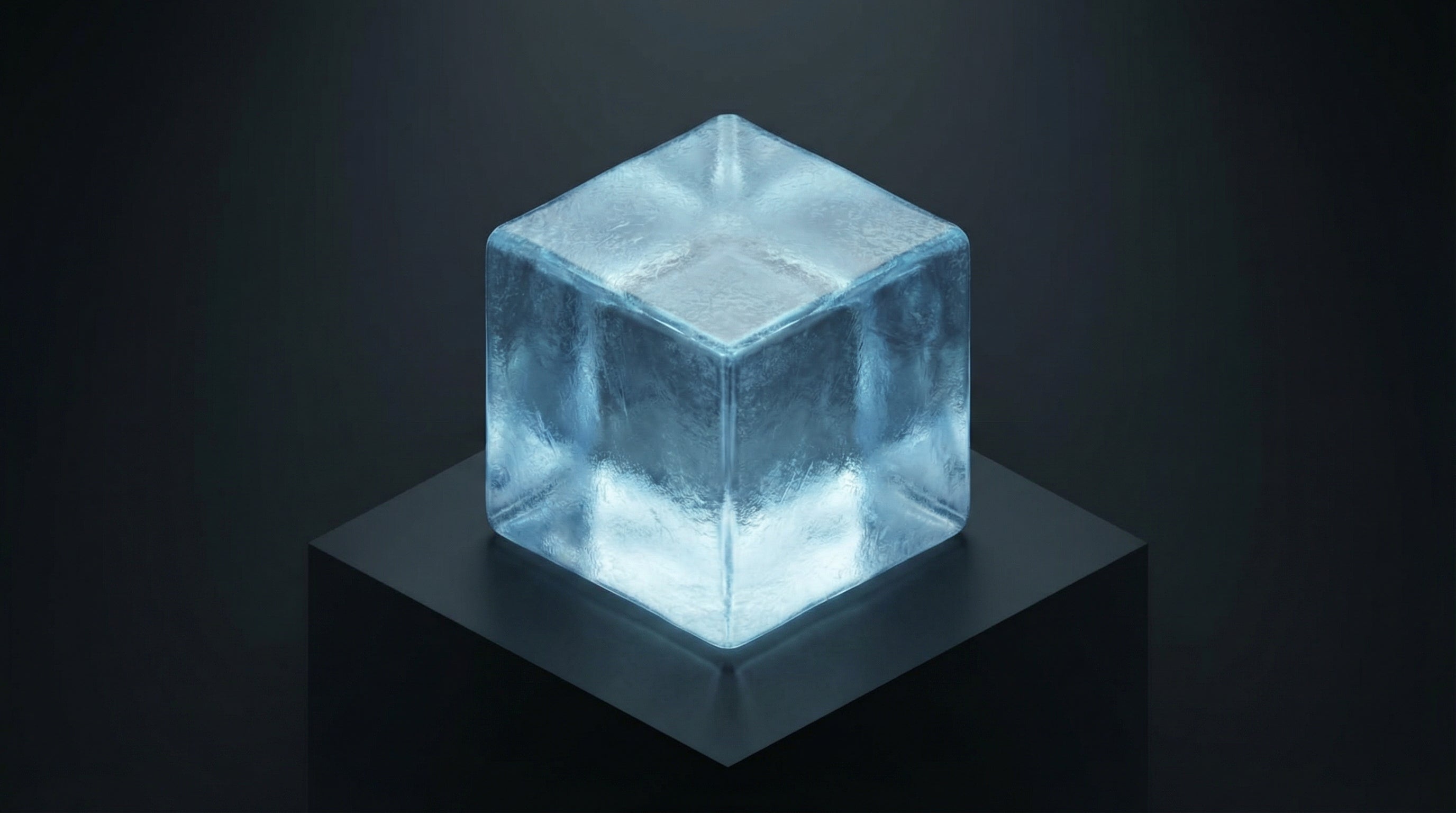 Glacon intact - cliquez pour briser la glace